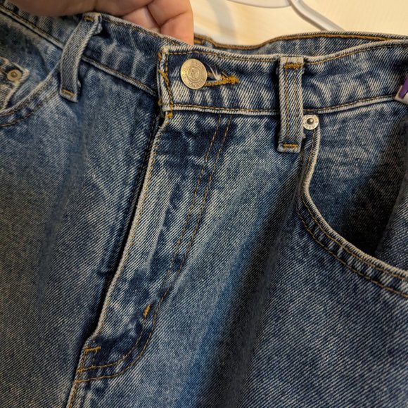 90s RALPH LAUREN | CLASSIC COTTON JEANS | Stonewash | 12 | EUC | Straight Leg - Picture 5 of 8
